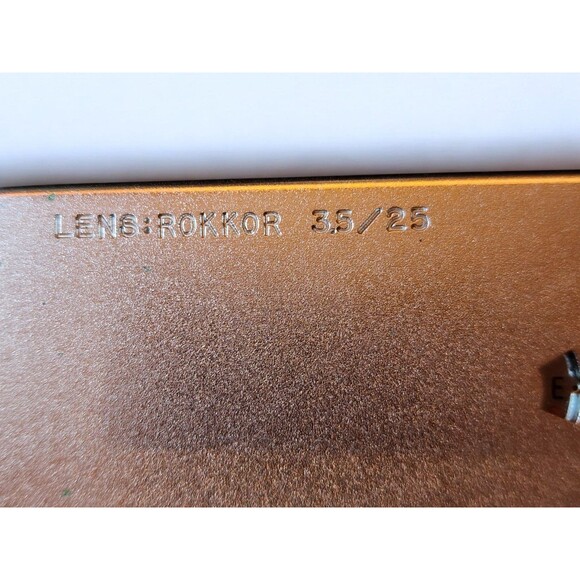 Vintage Minolta-16 Subminiature Camera Chiyoda Kogaku Japan Rokkor 25mm f/3.5 w/ - Picture 4 of 9